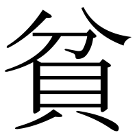 漢字の貧