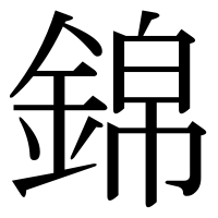 漢字の錦