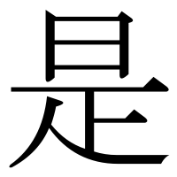 漢字の是