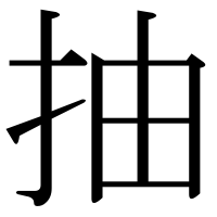 漢字の抽